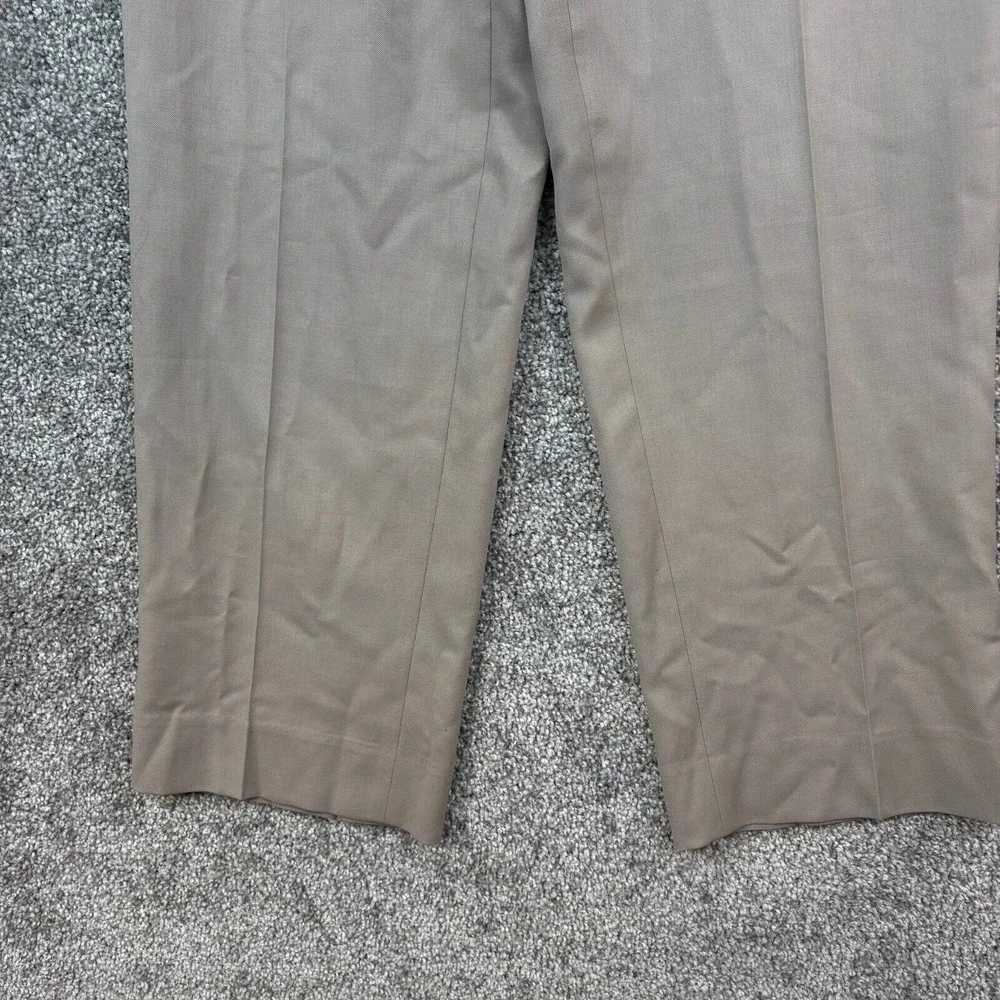 NWT‎ Michael Kors Pants Women's 28 Brown High Rise Wool Blend Straight Leg Dress